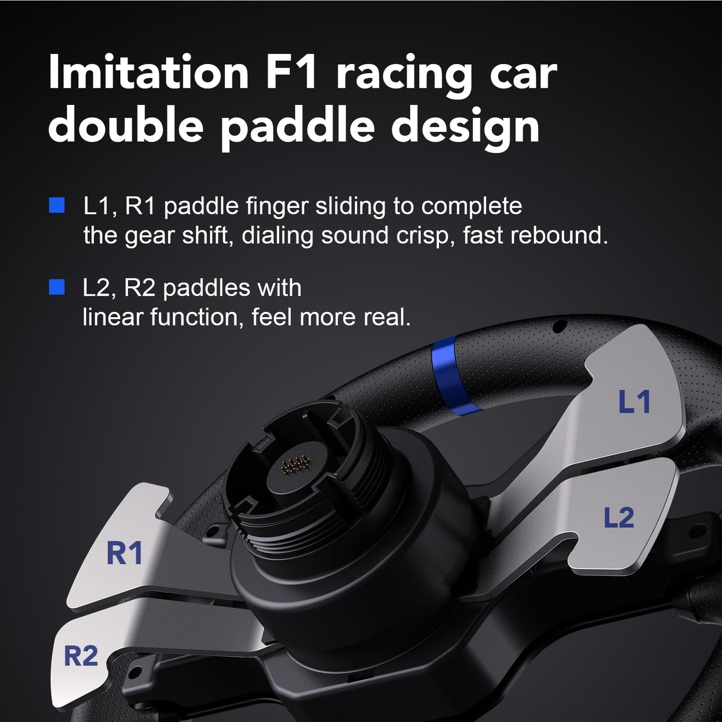 PXN V99 PC Racing Wheel, Real Force Feedback Steering Wheel with Pedals and Shifter, Detachable 270/900 Degree Race Simulator - PS5 | PS4 | PC | Xbox One | Xbox Series