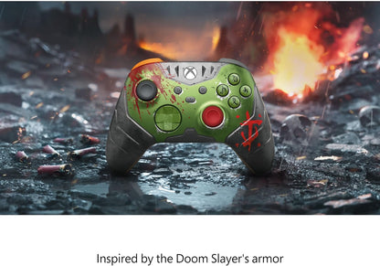 وحدة تحكم Xbox اللاسلكية - DOOM: The Dark Ages Limited Edition لأجهزة Xbox Series X|S وXbox One | الكمبيوتر الشخصي 