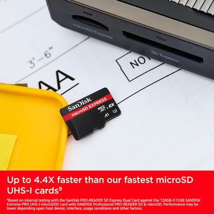 SanDisk 512GB microSD Express Card - Up to 880MB/s Read, Up to 650MB/s Write, 220MB/s Sustained Write, U3, C10 - for Nintendo Switch 2