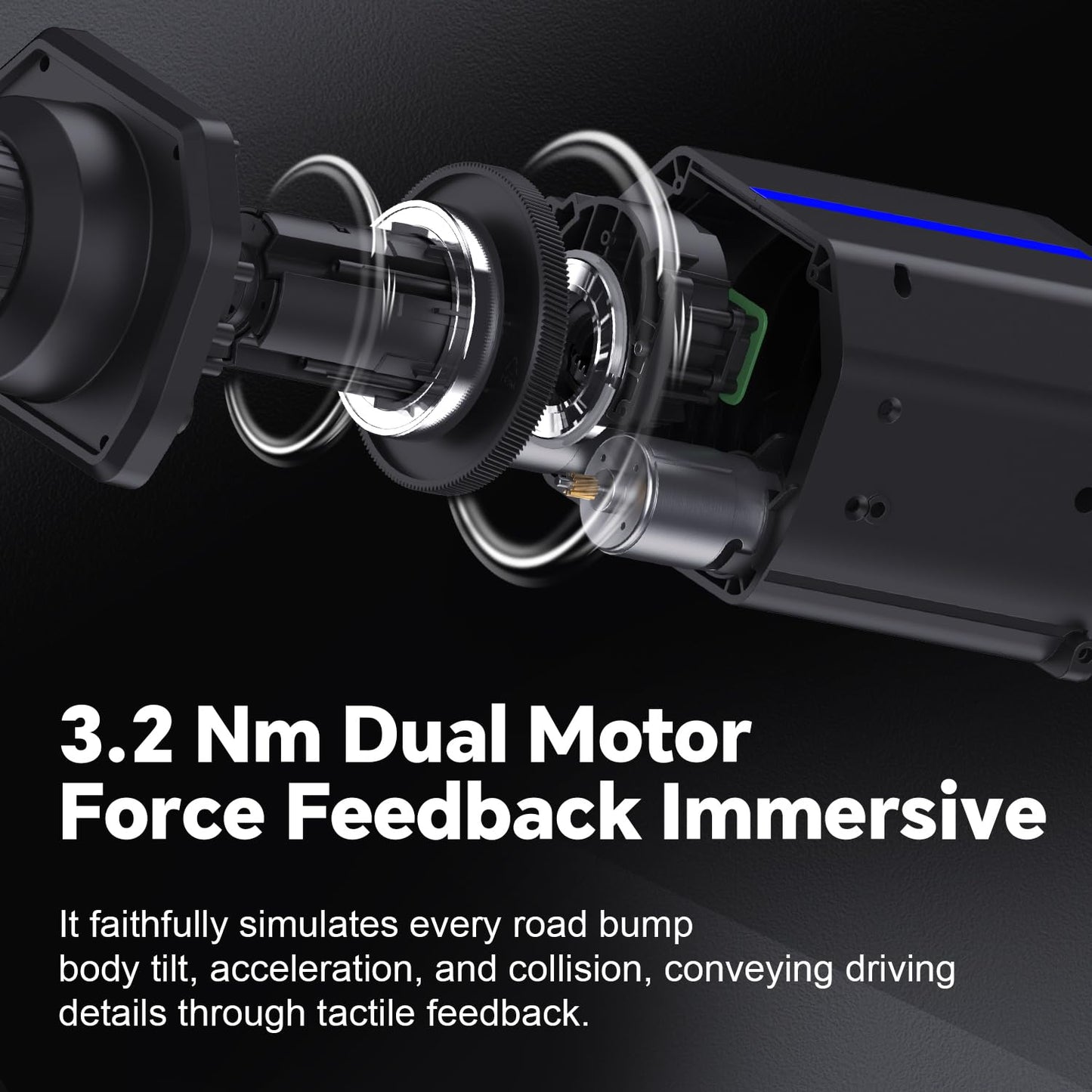 PXN V99 PC Racing Wheel, Real Force Feedback Steering Wheel with Pedals and Shifter, Detachable 270/900 Degree Race Simulator - PS5 | PS4 | PC | Xbox One | Xbox Series