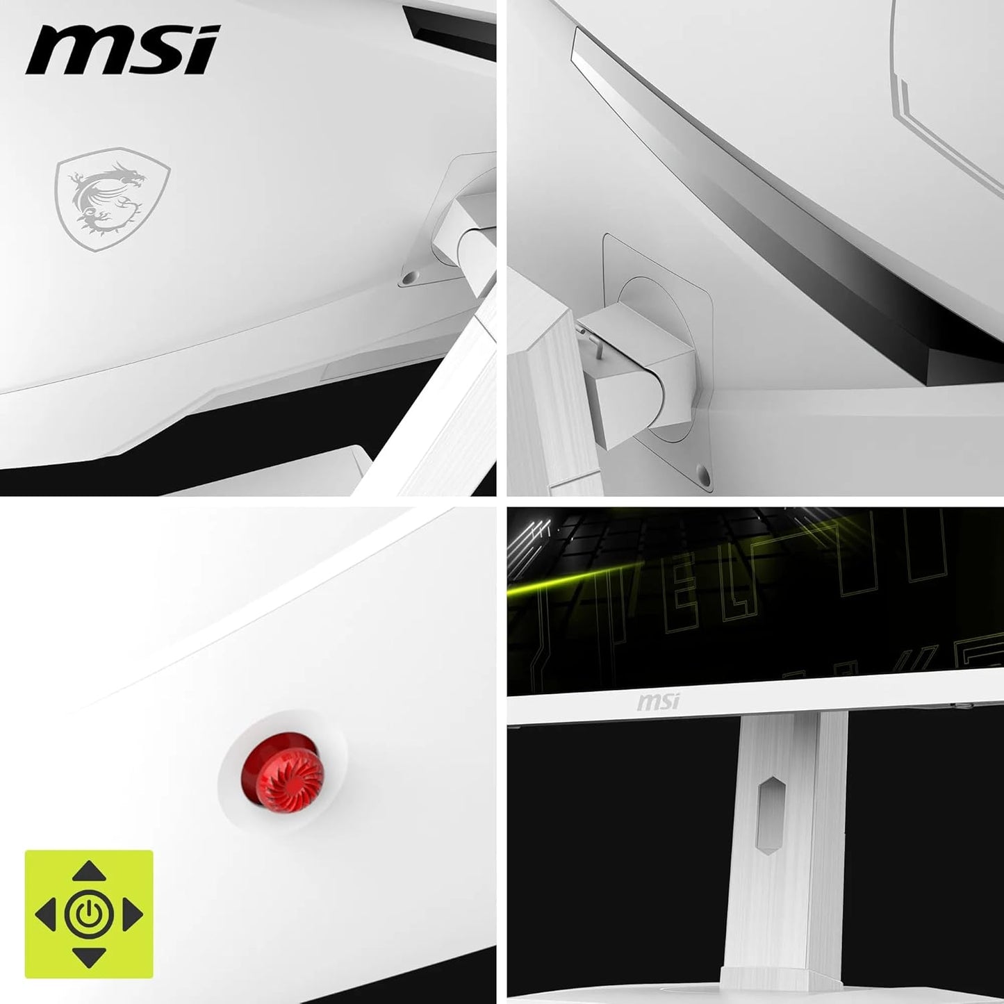 MSI MAG 274PFW 27 Inch FHD Gaming Monitor - 1920 x 1080 Rapid IPS Panel, 180 Hz - 1ms