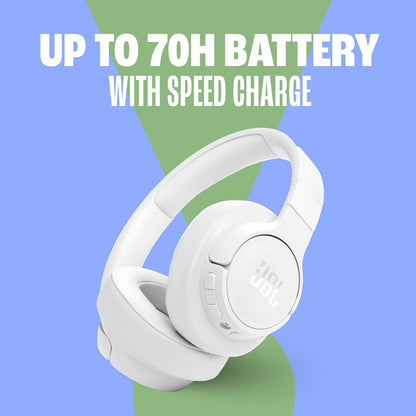 JBL Tune 770NC - Adaptive Noise Cancelling with Smart Ambient Wireless Over-Ear Headphones, Bluetooth 5.3, Up to 70H Battery Life - Black