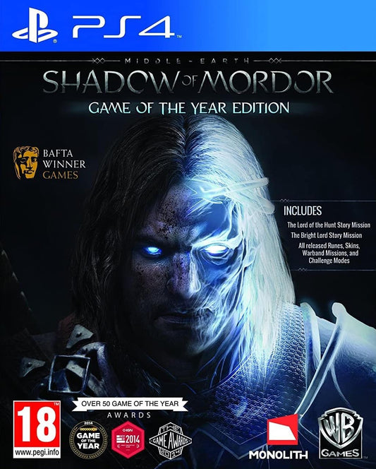 Middle-Earth: Shadow of Mordor GOTY - PlayStation 4 (USED)