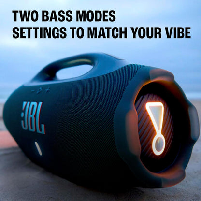 JBL Boombox 4 - Most Powerful Portable Waterproof Speaker with Massive Pro Sound, Up to 34 Hours of Playtime - Black
