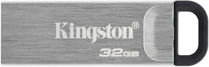 Kingston DataTraveler Kyson High Performance USB 3.2 Metal Flash Drive | Speeds up to 200MB/s -  32GB | 64GB | 128GB