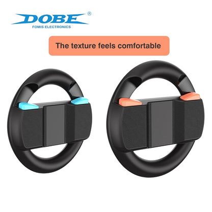 DOBE Game Accessories Bundle - 4 in 1 Controller Grips & Steering Wheels - Black