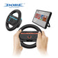DOBE Game Accessories Bundle - 4 in 1 Controller Grips & Steering Wheels - Black