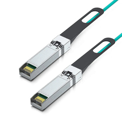 Axon AOC SFP+ To SFP+ 10G 10M Active Optical Cable With OM3 MMF Fiber, PVC Jacket, Cisco SFP-10G-AOC10M Compatible, 10GbE High Speed, Fully Tested For Reliability