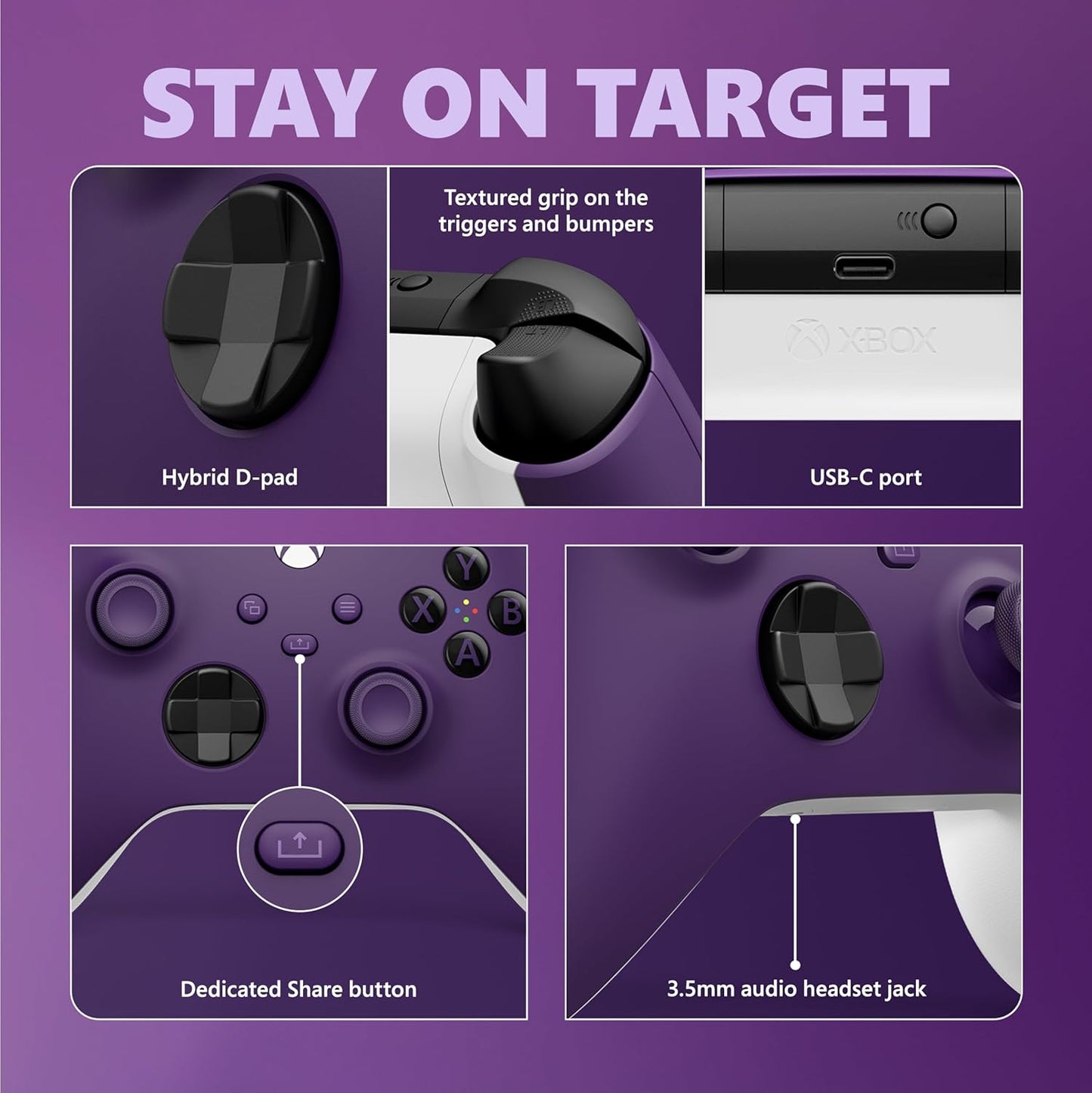 Xbox Core Wireless Controller – Astral Purple