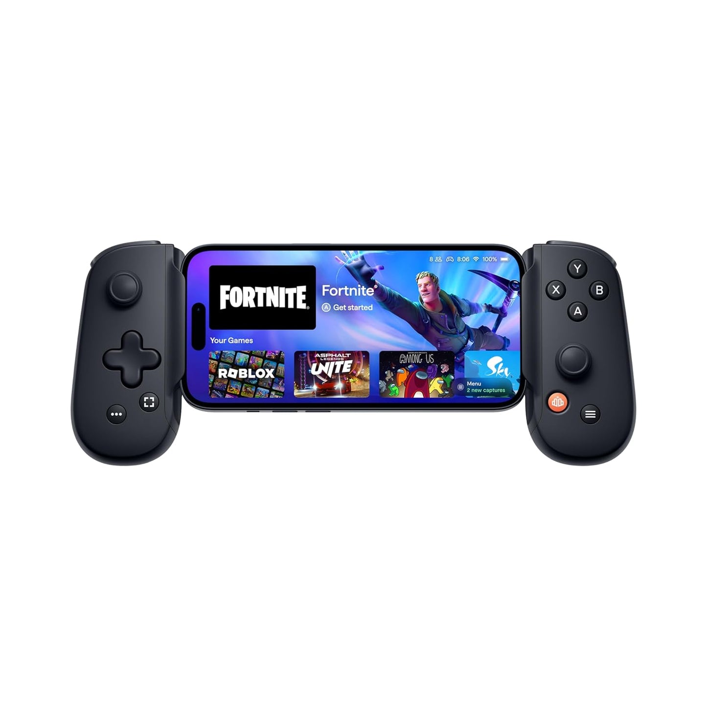 BACKBONE One Mobile Gaming Controller, USB-C Phone Controller for Android & iPhone 15/16/17 Series, 2nd Gen, Play Xbox, PlayStation, Fortnite, Call of Duty & More