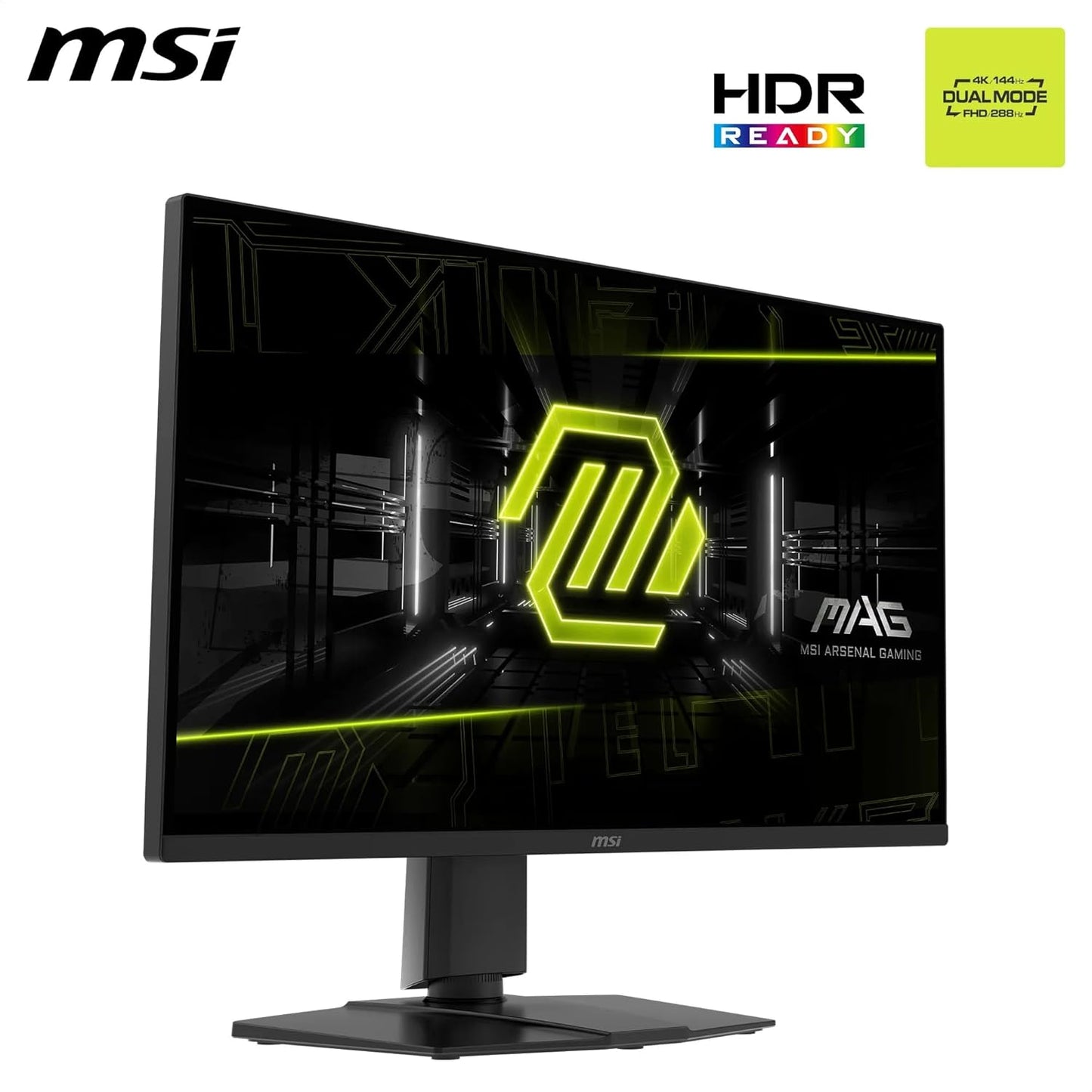 MSI MAG 275UPD E14 27-Inch, 4K UHD Gaming Monitor, 3840 x 2160 IPS, 288Hz, 1ms, HDR Ready, Eye Care, Dual-Mode, HDMI 2.1