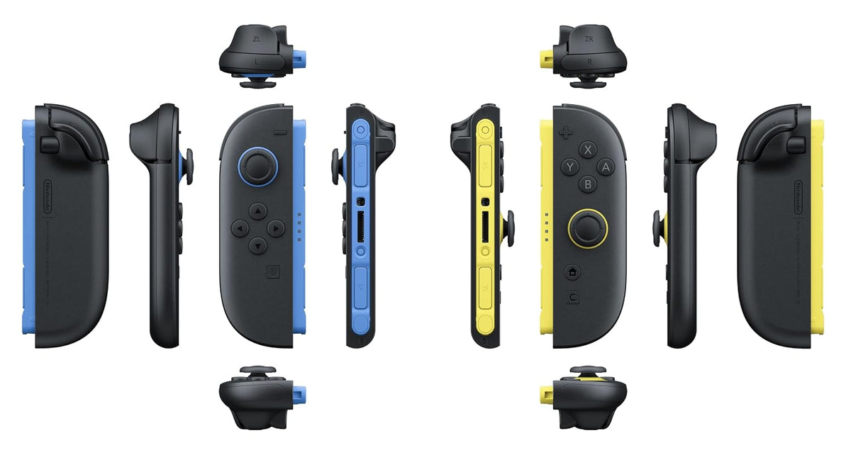 Nintendo Switch 2 Left and Right Joy-Con 2 Controllers - Blue & Light Yellow