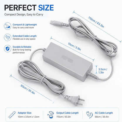 Wii U Gamepad, AC Adapter Charger