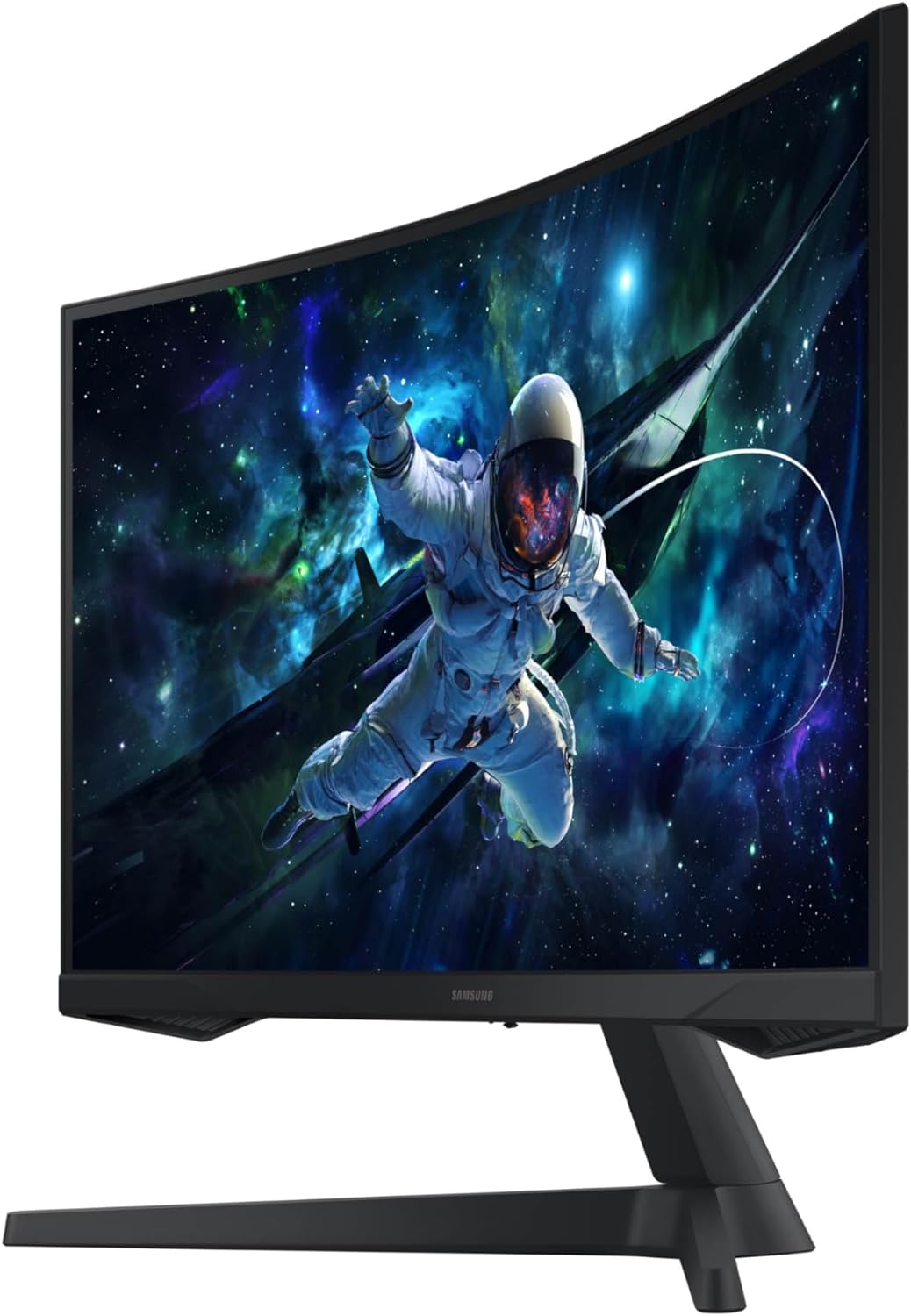 SAMSUNG 32” Odyssey G55C Series QHD 1000R Curved Gaming Monitor, 1ms(MPRT) AMD Radeon FreeSync LS32CG550ENXZA