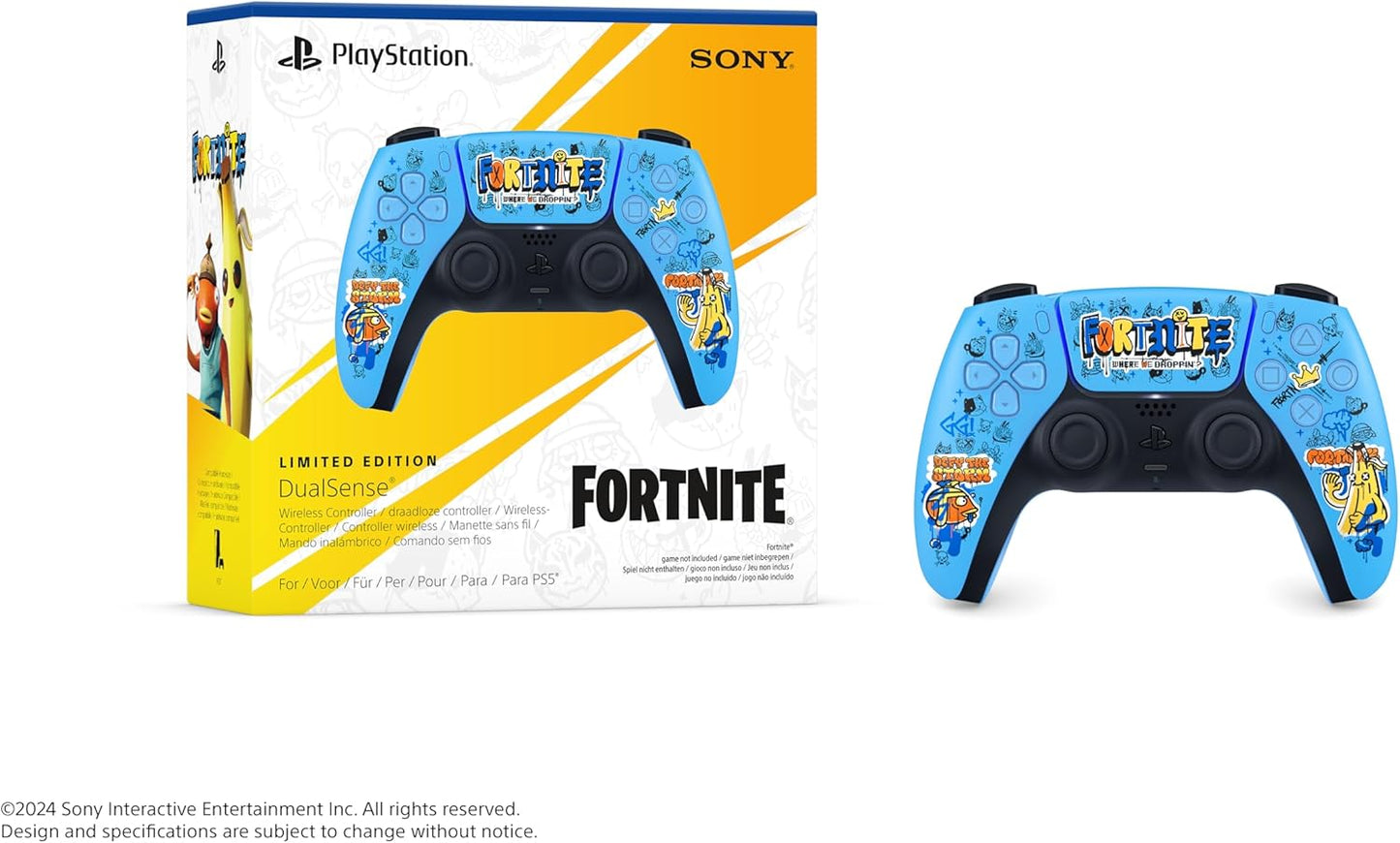 Playstation 5 DualSense Wireless Controller - Fortnite Limited Edition