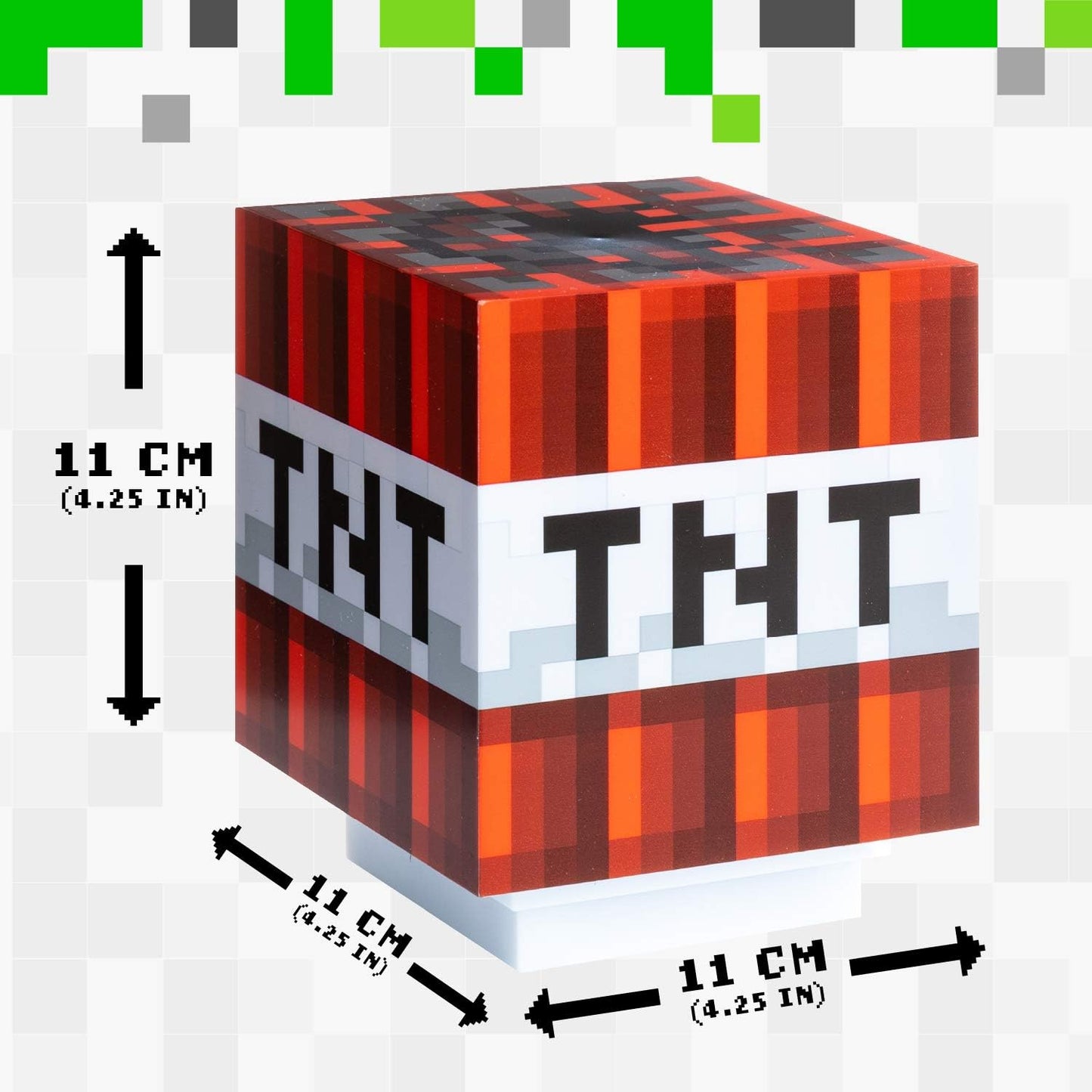 Minecraft TNT Light with Game Sounds, Night Light USB Rechargeable