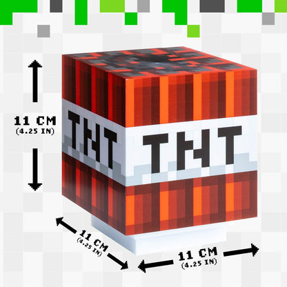 Minecraft TNT Light with Game Sounds, Night Light USB Rechargeable