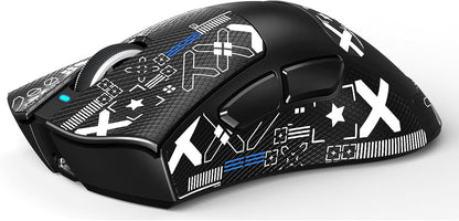 Attack Shark V3 Tri-Mode Wireless Gaming Mouse 62g Lightweight Ergonomic - Black
