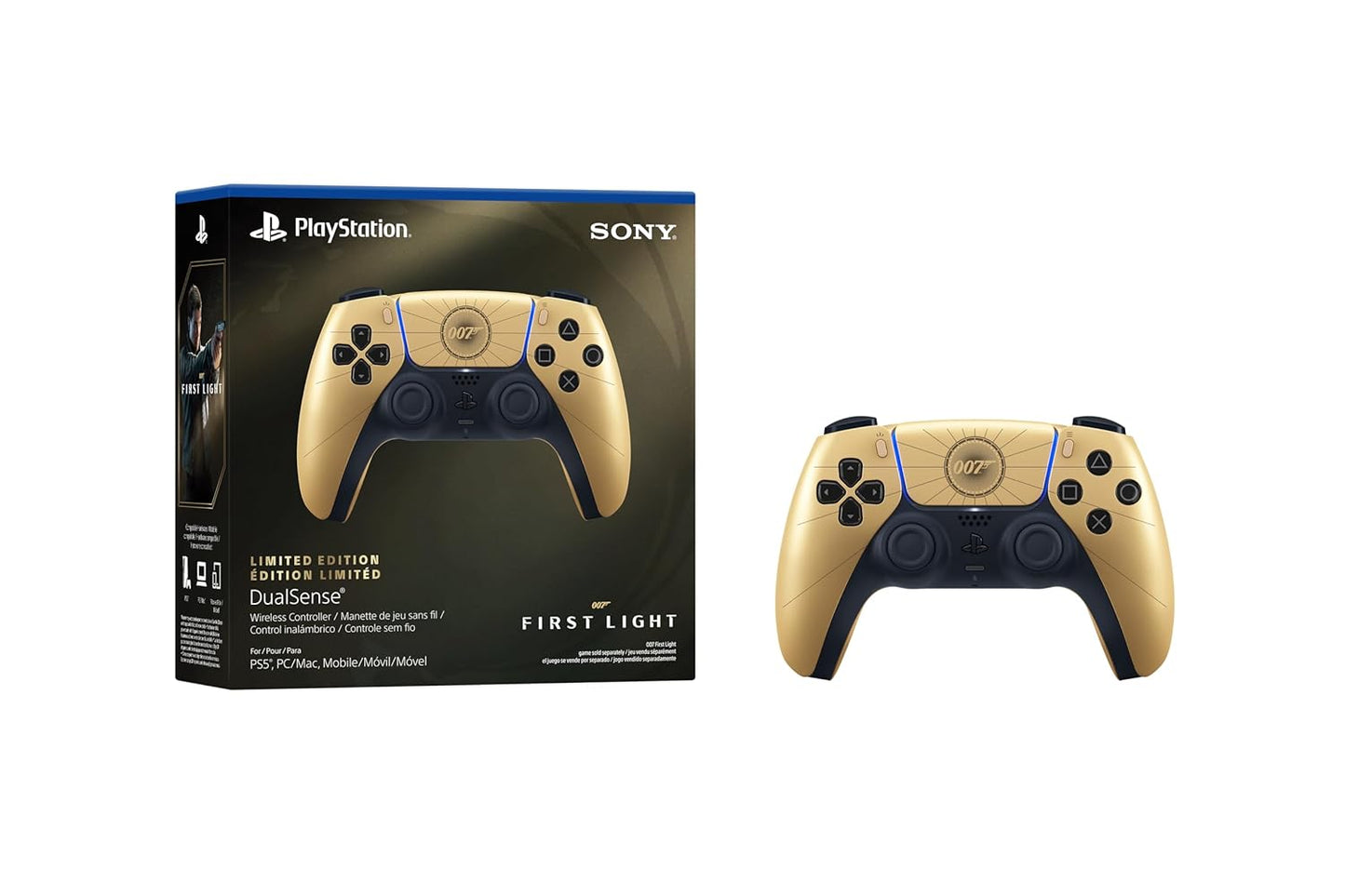 PlayStation 5 DualSense Wireless Controller - 007 First Light Limited Edition