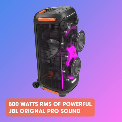 JBL PartyBox 710 -Party Speaker with Powerful Sound, Built-in Lights and Extra Deep Bass, IPX4 Splash Proof,