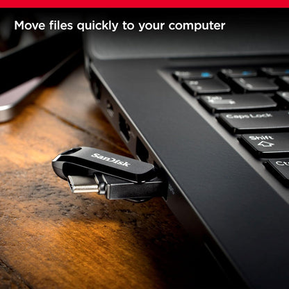 SanDisk OTG Ultra 400MB/S Dual Drive Go USB Type-C for Smartphones, Tablets and Computers | SDDDC3-G46 - 64GB | 128GB