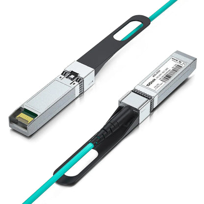 Axon AOC SFP+ To SFP+ 10G 10M Active Optical Cable With OM3 MMF Fiber, PVC Jacket, Cisco SFP-10G-AOC10M Compatible, 10GbE High Speed, Fully Tested For Reliability