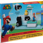 Super Mario Nintendo 2.5" Action Figure Switchback Hill Playset with 3 Interactive Interchangeable Pieces