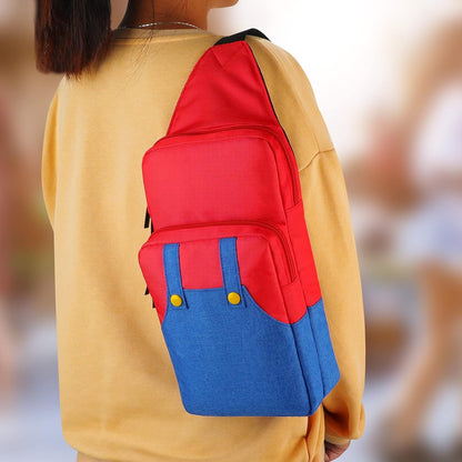 Super Mario Shoulder Bag - Red & Blue