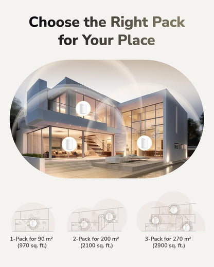 Cudy BE3600 Gigabit Mesh Wi-Fi 7 System With Dual-Band 3.6Gbps Speed, Quad-Core CPU, MLO, 3× Gigabit Ports, VPN, App Control, 200 Devices | M3600 ~ 2-Pack