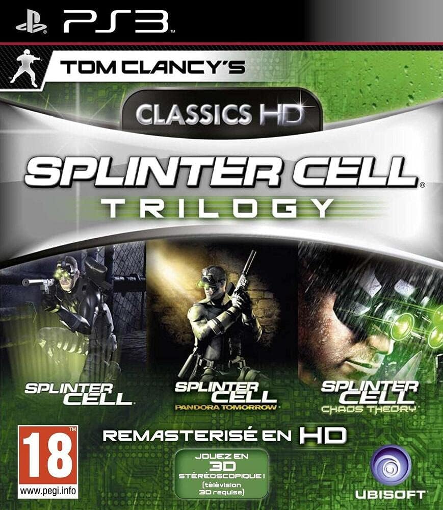 Tom Clancy's Splinter Cell Trilogy - PlayStation 3 (USED)