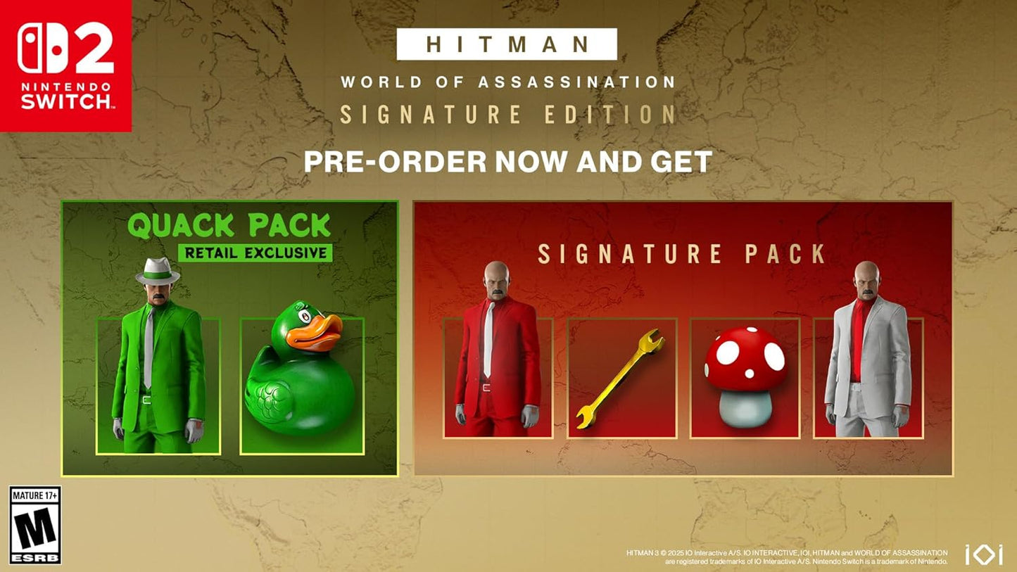 Hitman: World of Assassination Signature Edition - Nintendo Switch 2