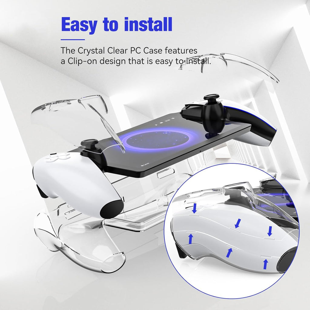 Lucky Fox PlayStation Portal, PS Portal Crystal Case | Cover - Clear Transparent