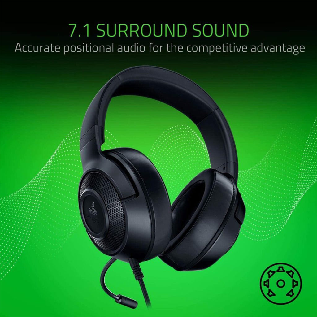 Razer Kraken X Multi-Platform Wired Gaming Headset - PS4 | PS5 | Xbox | Nintendo Switch
