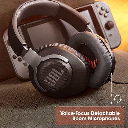 JBL Quantum 100 - Wired Over-Ear Gaming Headphones - Black