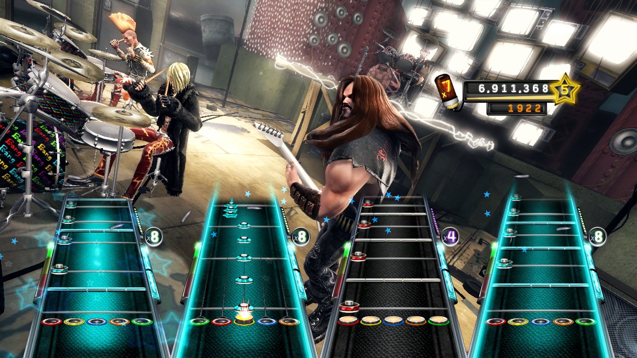 Wii Guitar Hero 5 Guitar + Game Bundle - (NTSC-U) - (USED)