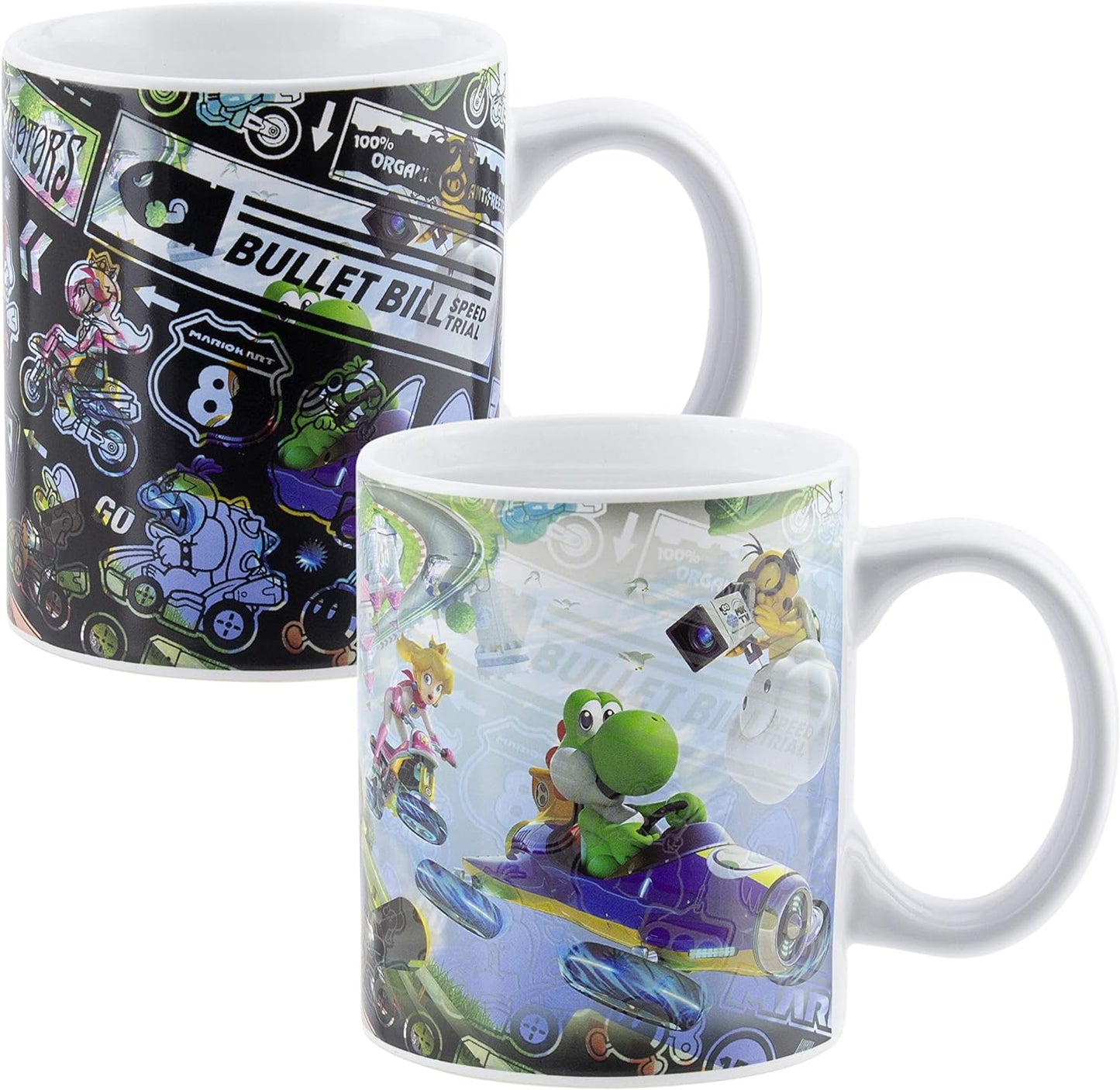 Paladone Mario Kart Heat Change Mug - Officially Licensed Merchandise