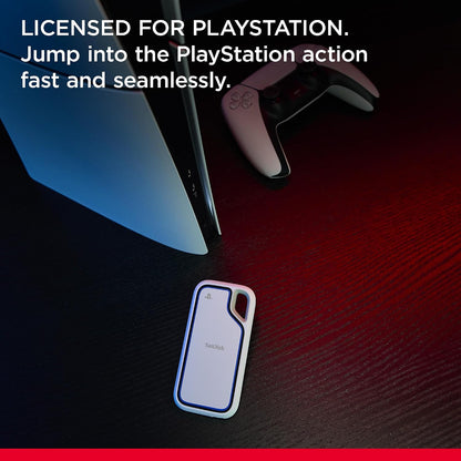 Sandisk 2TB Extreme Portable SSD for PS5 Edition, Up to 1050MB/s Read Speeds