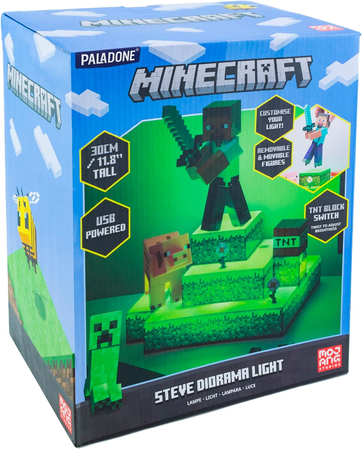 Paladone Minecraft Steve Diorama Large Light