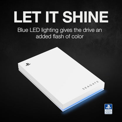 Seagate Game Drive for PlayStation Consoles 2 TB External Hard Drive - USB 3.2 Gen 1, Officially-Licensed