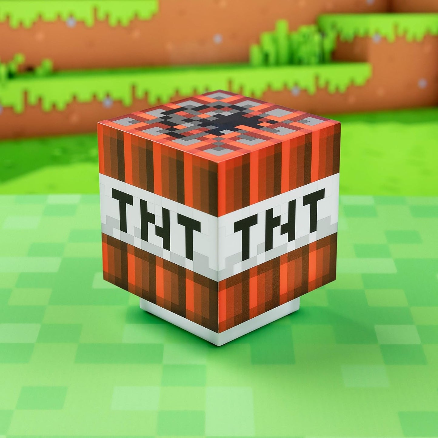 Minecraft TNT Light with Game Sounds, Night Light USB Rechargeable