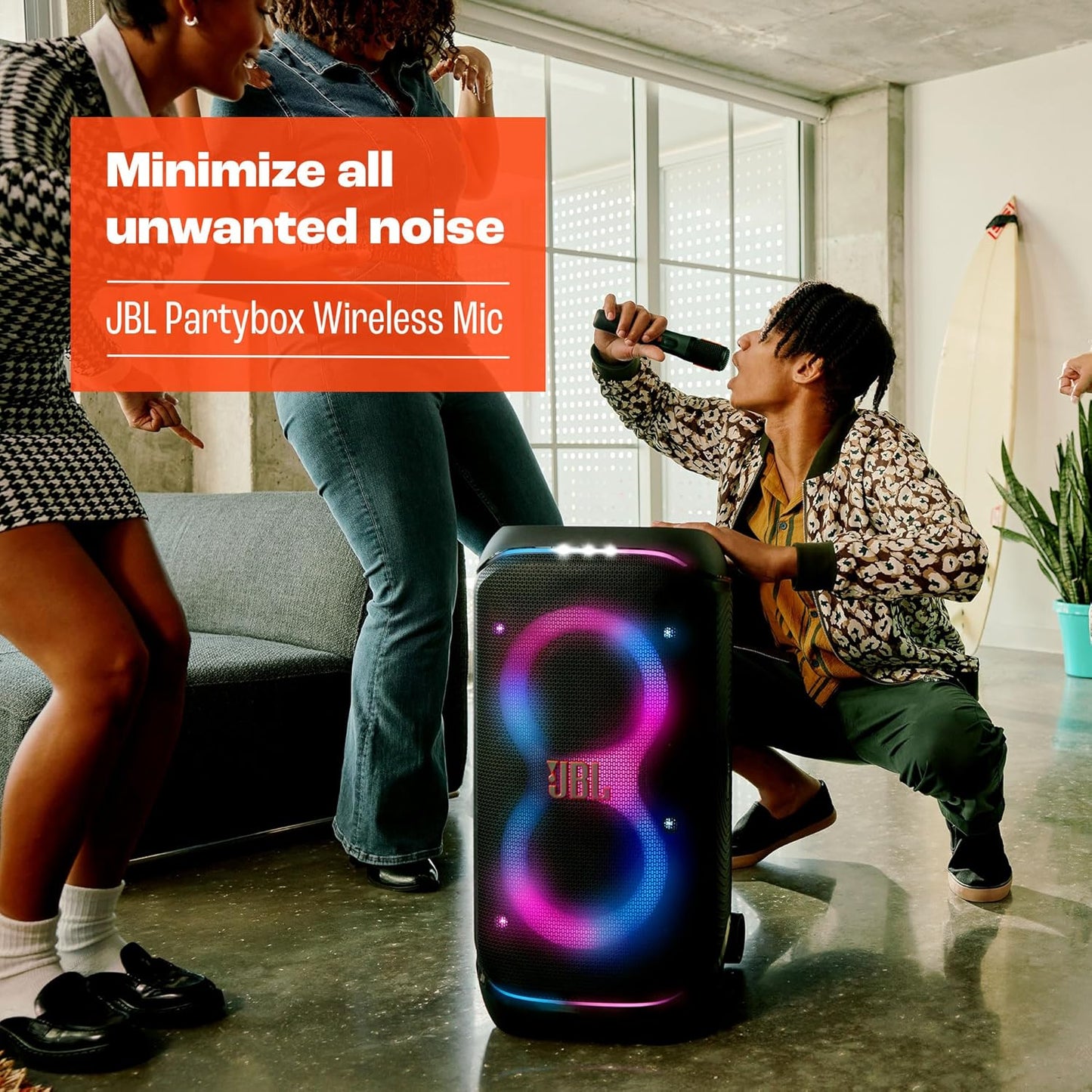 BL PartyBox Wireless Mic - 2X Digital Wireless Microphones, Rechargeable Battery (20hrs - 700mAh)