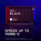 WD_BLACK D30 Game Drive SSD- Portable External Solid State Drive, Compatible with Xbox and PC, Up to 900MB/s - WDBAMF0010BBW-WESNWDBAMF0010BBW-WESN - 1TB | 2TB
