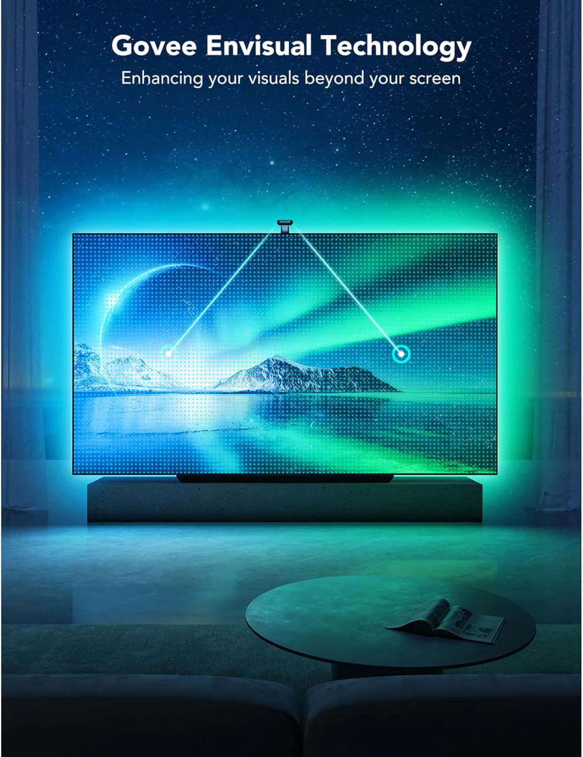 Govee - Envisual TV Backlight T2 with Dual Cameras (55~65 inch)