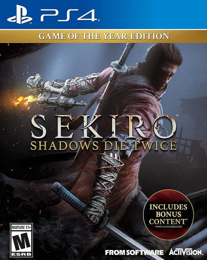 لعبة Sekiro Shadows Die Twice - إصدار لعبة العام - بلاي ستيشن 4