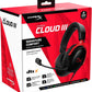 HyperX Cloud III – Wired Gaming Headset, PC, PS5, Xbox Series X|S - RED | BLACK