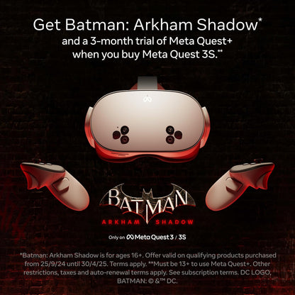 Meta Quest 3S – انغمس في الواقع المختلط – تجارب غير واقعية – 128 جيجابايت 