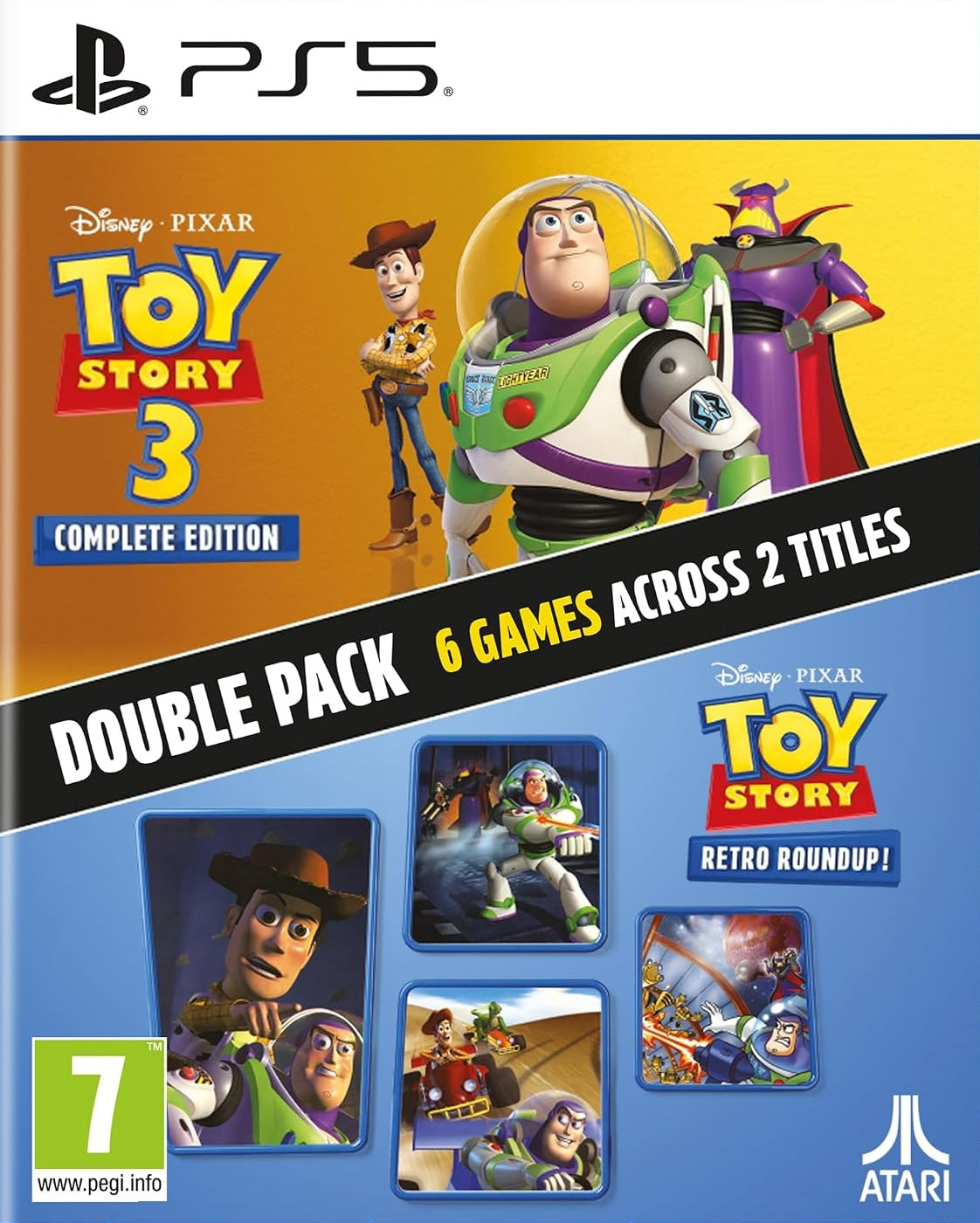 Toy Story: Retro Roundup! + Toy Story 3 Complete Edition Double Pack - PlayStation 5