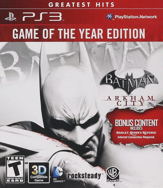 Batman: Arkham City - Game of The Year Edition - Playstation 3 (USED)