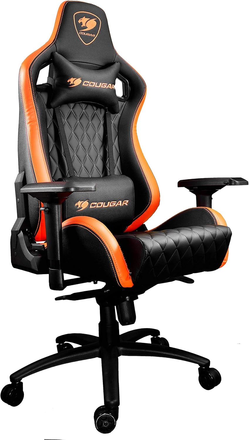 Cougar Armor S Gaming Chair with Reclining and Height Adjustment - Black