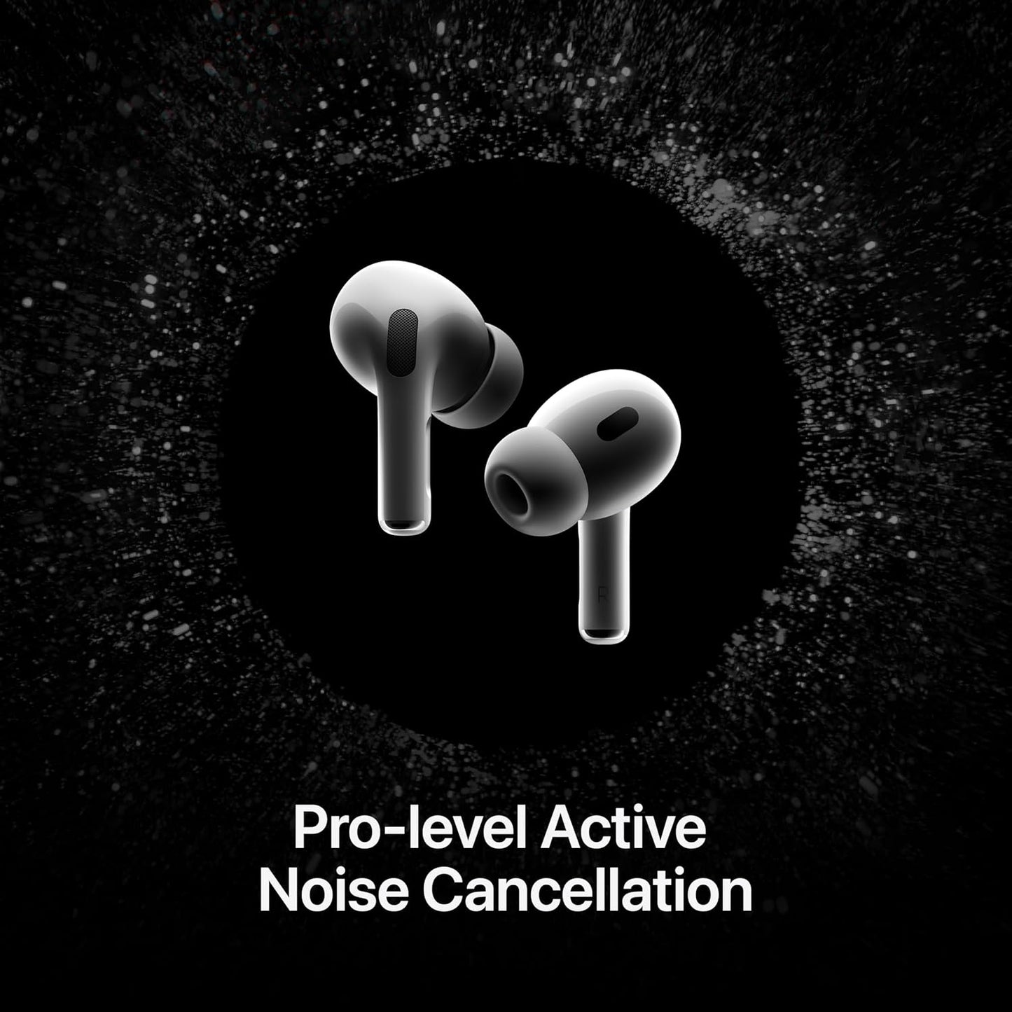 Apple AirPods Pro (2nd Gen) Wireless Earbuds Up to 2X More Active Noise Cancelling